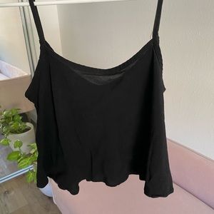 Black flowy Tank Top